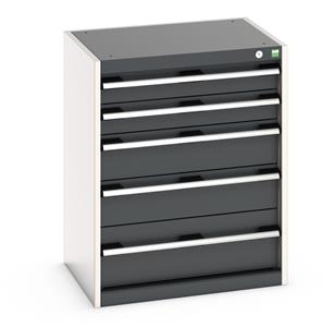 Cabinet consists of 2 x 100mm, 2 x 150mm and 1 x 200mm high drawers 100% extension drawer with internal dimensions of 525mm wide x 400mm deep. The drawers... Bott Drawer Cabinets 525 Depth with 650mm wide full extension drawers